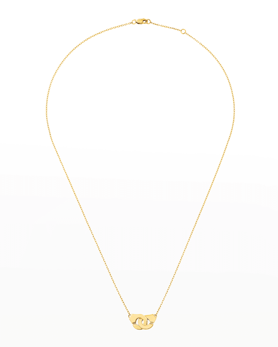 Yellow Gold Menottes R8 Small Chain Necklace